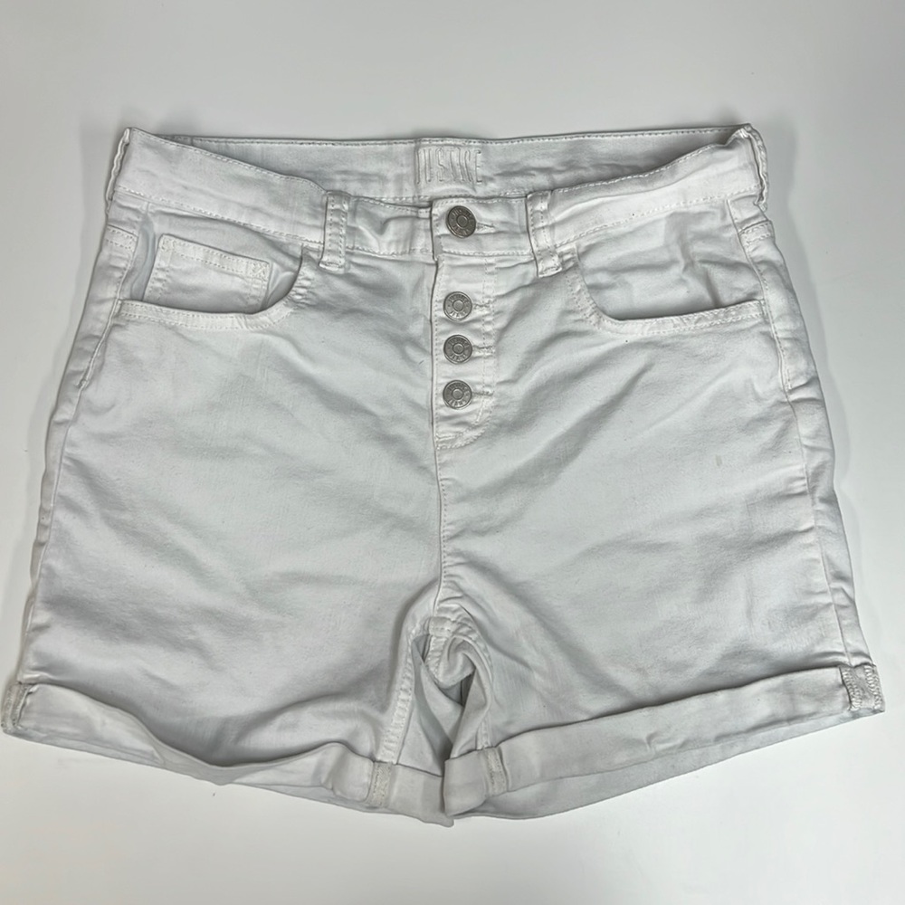 Justice stretchy jean shorts 16plus